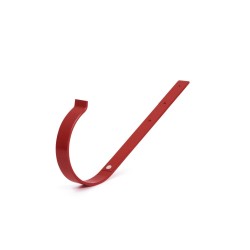 BRYZA PVC Hak rynnowy prosty 75 mm czerwony