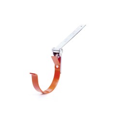BRYZA PVC Fém ereszcsatornatartó állítható 125 mm Téglavörös