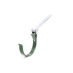 BRYZA PVC Kovový žlabový držák nastavitelný 125 mm zelený