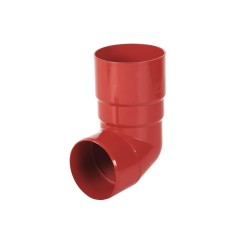BRYZA PVC koleno libovolný úhel 90 mm červené
