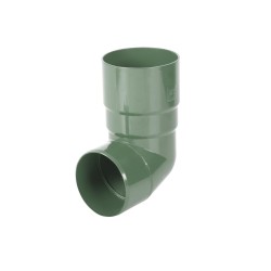 BRYZA PVC koleno libovolný úhel 90 mm zelená