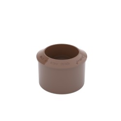 BRYZA PVC Redukční adaptér 90/63 mm hnědý