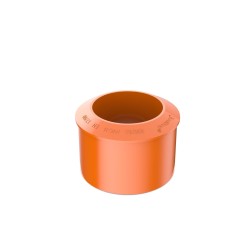 BRYZA PVC redukčný adaptér 90/63 mm tehlový