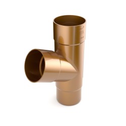 BRYZA PVC T-trubka 90/90/90 mm měď