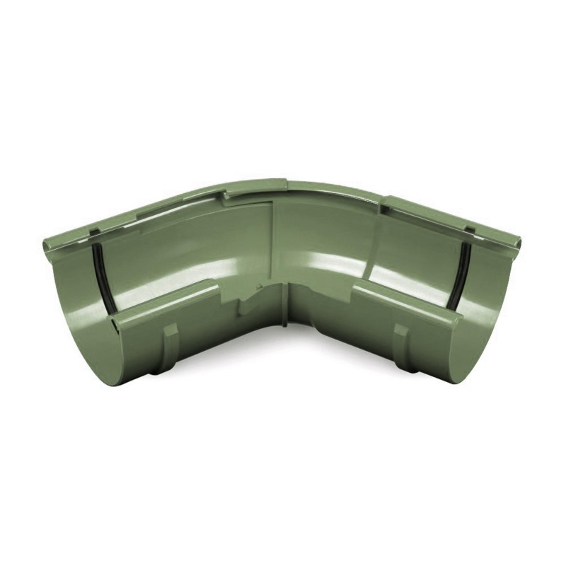 BRYZA PVC vnější nast. roh 120°  – 145°  125 mm zelená (RAL 6020)