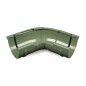 BRYZA PVC vnější nast. roh 120°  – 145°  125 mm zelená (RAL 6020)