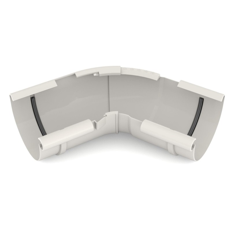 BRYZA PVC Narożnik wewnętrzny regulowany kąt 125 mm biel