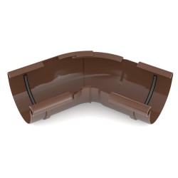 BRYZA PVC Vnútorný roh nastaviteľný uhol 125 mm hnedý