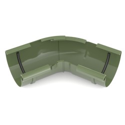 BRYZA PVC Vnitřní roh nastavitelný úhel 125 mm zelený