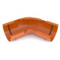 BRYZA PVC Vnútorný roh nastaviteľný uhol 125 mm tehlový