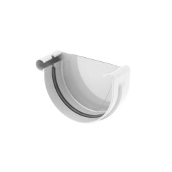 BRYZA PVC Koncovka levá 100 mm bílá