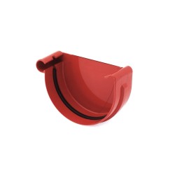 BRYZA PVC Koncovka levá 100 mm červená