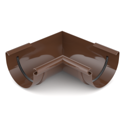 BRYZA PVC Narożnik wewnętrzny 75 mm brąz