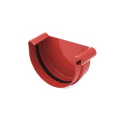 BRYZA PVC Koncovka pravá 75 mm červená
