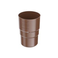 BRYZA PVC Lefolyócső összekötő idom 63 mm Barna