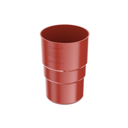 BRYZA PVC spojka svodové roury 63 mm červená (RAL 3011)