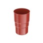 BRYZA PVC spojka svodové roury 63 mm červená (RAL 3011)