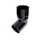 BRYZA PVC koleno 67,5°  63 mm černá (RAL 9005)