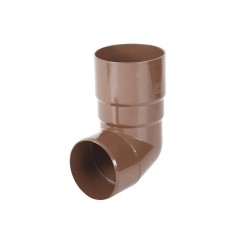 BRYZA PVC koleno libovolný úhel 63 mm hnědá