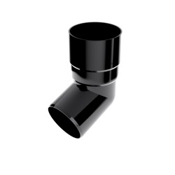BRYZA PVC koleno libovolný úhel 63 mm černá