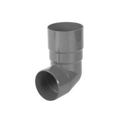 BRYZA PVC koleno libovolný úhel 63 mm grafitová