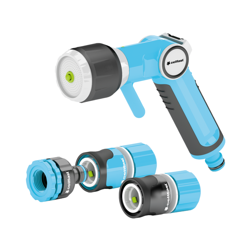Zestaw ENERGO ze zraszaczem pistoletowym wielofunkcyjnym 1/2" - 5/8" Zestaw ENERGO ze zraszaczem pistoletowym wielofunkcyjnym 1/2" - 5/8"